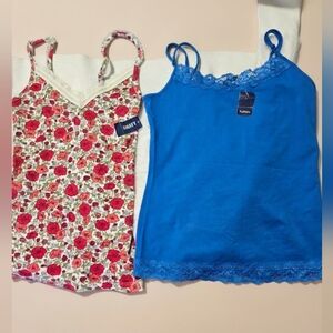 Reitmans Lace-Trim & Old Navy Floral Camisoles - NWT